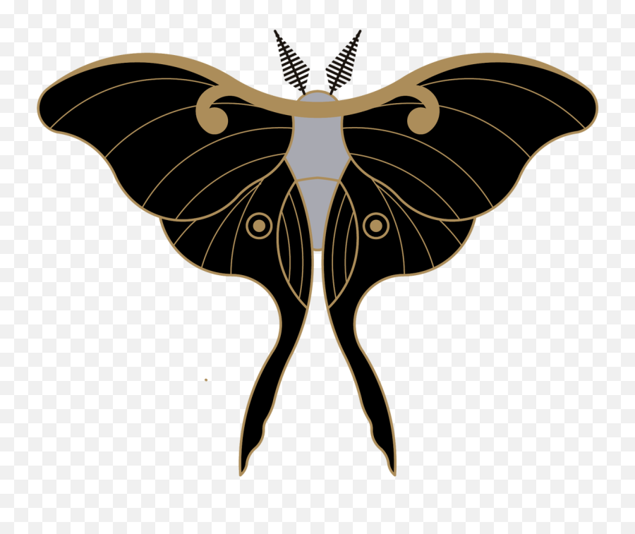 Changeling Moth Temporary Tattoo - Butterfly Emoji,Can Luna Moths Feel Emotions