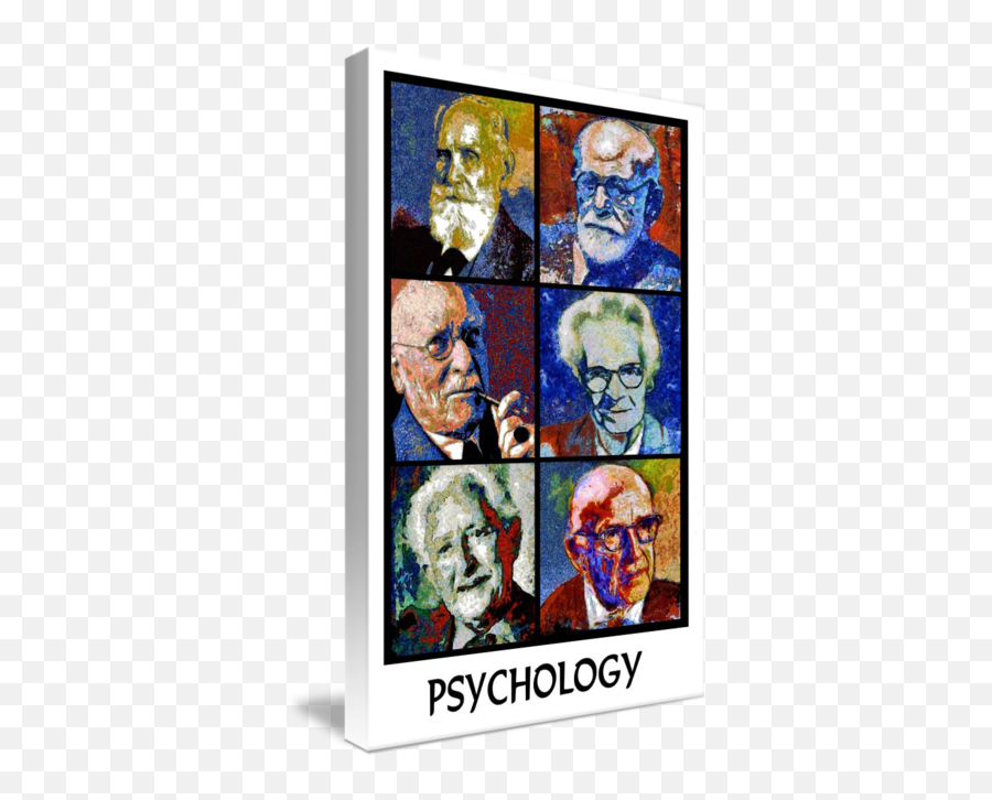 Psychology Poster By Jerry Bacik - Senior Citizen Emoji,Poster With Emotion Faces