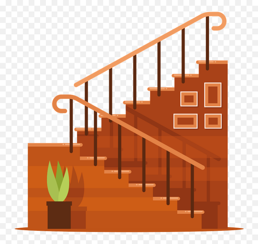 Staircase To 2nd Floor Clipart - Clipart Picture Of Stairs Emoji,Stairs Emoji