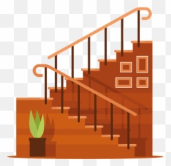 Staircase To 2nd Floor Clipart - Clipart Picture Of Stairs Emoji,Stairs Emoji