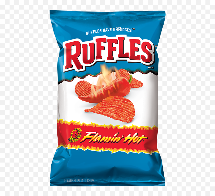Ruffles Flaminu0027 Hot Flavored Potato Chips Ruffles - Flamin Hot Ruffles Emoji,Hot & Sexy Emojis