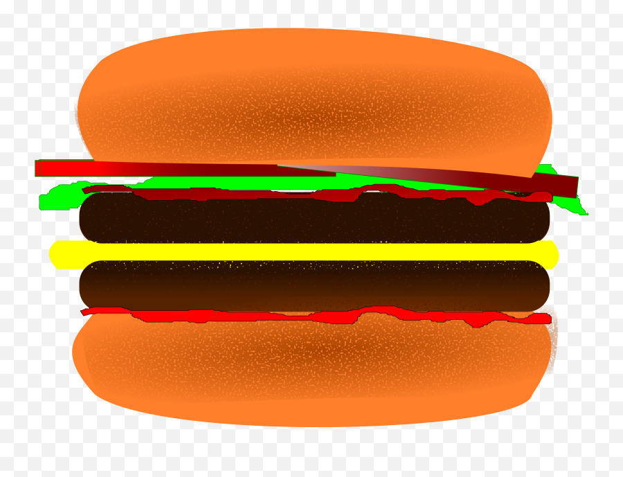 Hamburger Clipart Svg Hamburger Svg Transparent Free For - Cheeseburger Emoji,Hamburger Emoji
