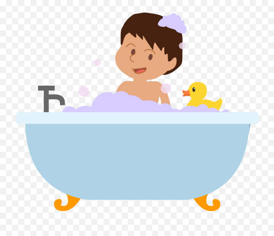 Bathtub Clipart - Clipart Of Bat Tub Emoji,Bathrub Emoji