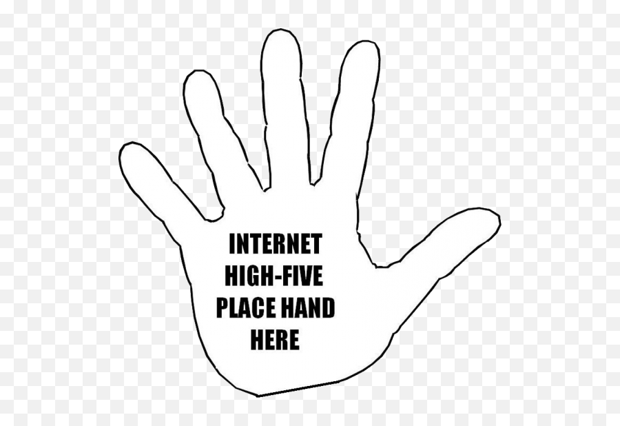 For Teamwork Over Internet Internet High Five High Five - Online High Five Emoji,Hi Five Emoji