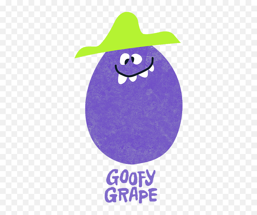 Vintage 60s Funny Face Drink Mix Character Goofy Grape Kids T - Shirt Goofy Grape Emoji,Grape Emoji Stickers