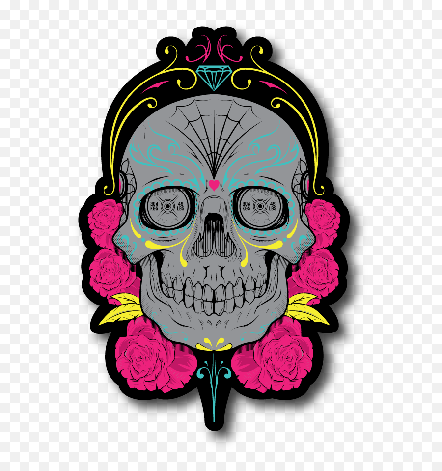 Crossfit Project X Dia De Los Deadlifts - Scary Emoji,Dia De Los Muertos Emojis