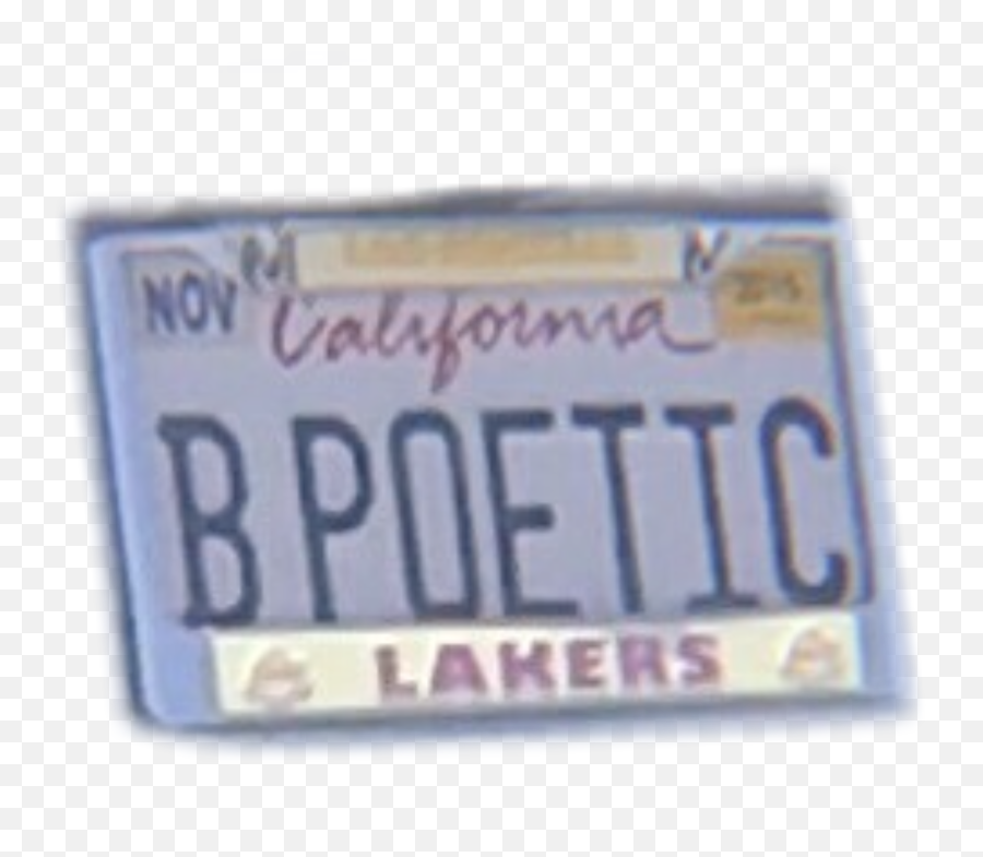 Licenseplate Driving Sticker - Language Emoji,Emoji License Plate