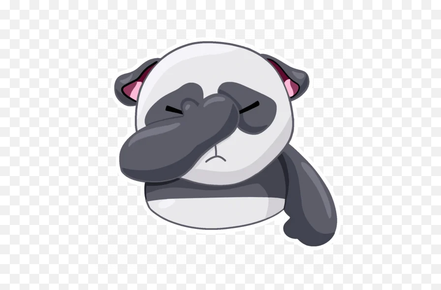 Little Panda Telegram Stickers - Happy Emoji,Emoji Twirjing