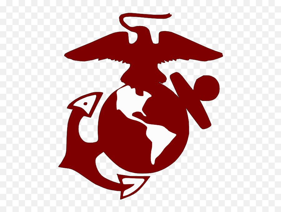 United States Marine Corps Eagle Globe - Us Marine Corps Logo Simple Emoji,Eagle Globe And Anchor Emoji