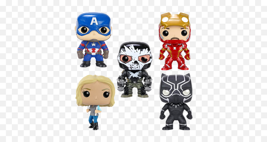 Covetly Funko Pop Marvel Captain America Iron Man - Funko Pop Crossbones Emoji,Captain America Civil Ware Emojis