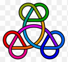 Neniwa - God Trinity Emoji,Triquetra Emoticon