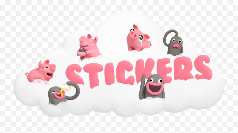 Rosa The Pig Official Emoji,Rosa Pig Emojis