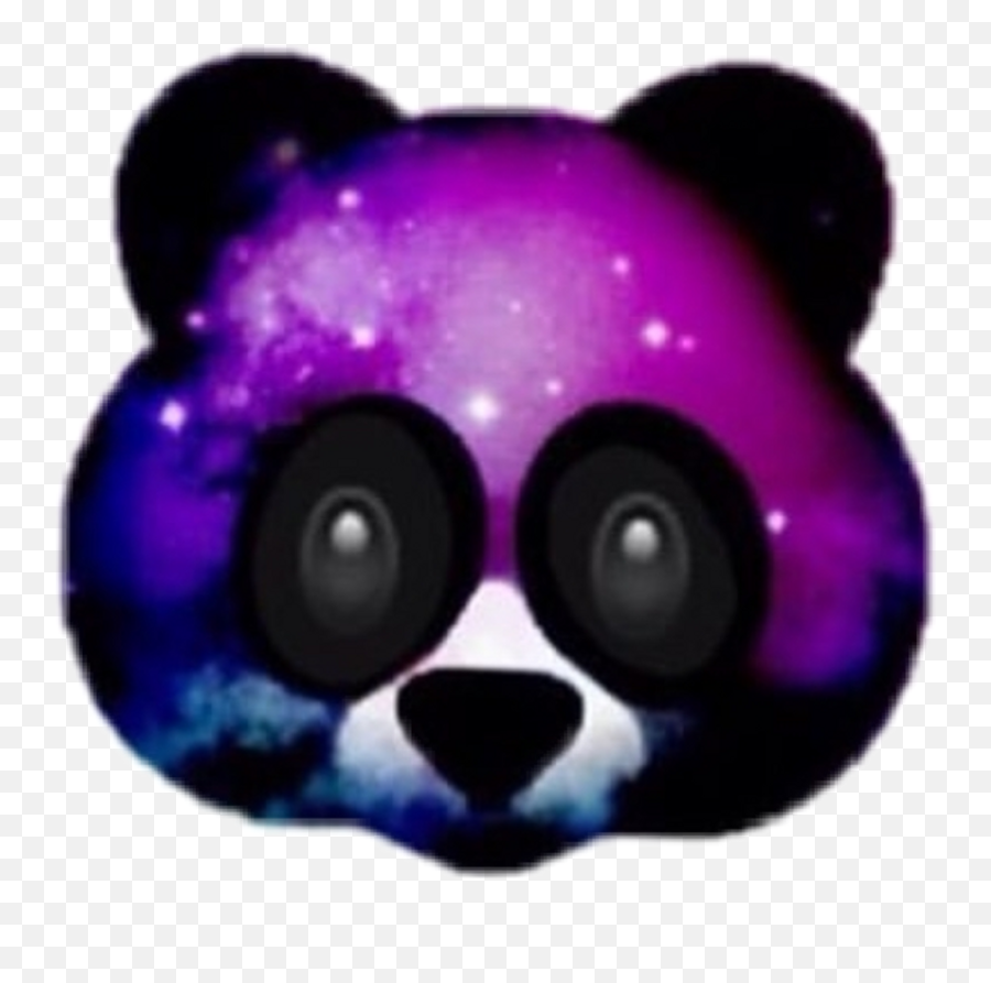 Download Emoji Sticker - Galaxy Cute Panda Emoji,Galaxy Emoji