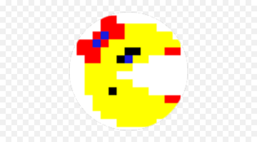 Mrs Pacman Badge - Roblox Emoji,Pacman Emoticon Floue