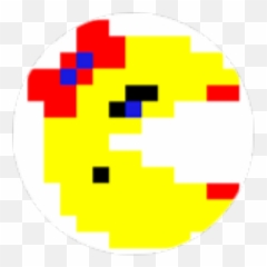 Mrs Pacman Badge - Roblox Emoji,Pacman Emoticon Floue