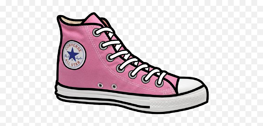 Pete The Cat - I Love My Whote Shoes Baamboozle Pink Converse Clipart Emoji,Emoji High Top Sneakers