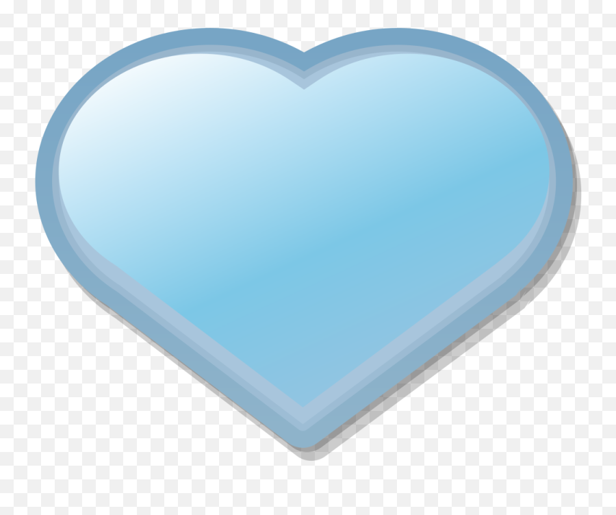 Filenuvola Emblem - Favoritebluegreyfilled Heartsvg Emoji,Blue-heart Emoji