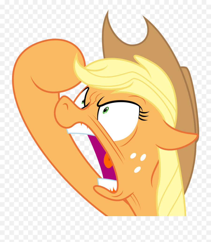 Download Absurd Res Angry Applejack Artist - Cartoon Png Emoji,Absurd Emojis