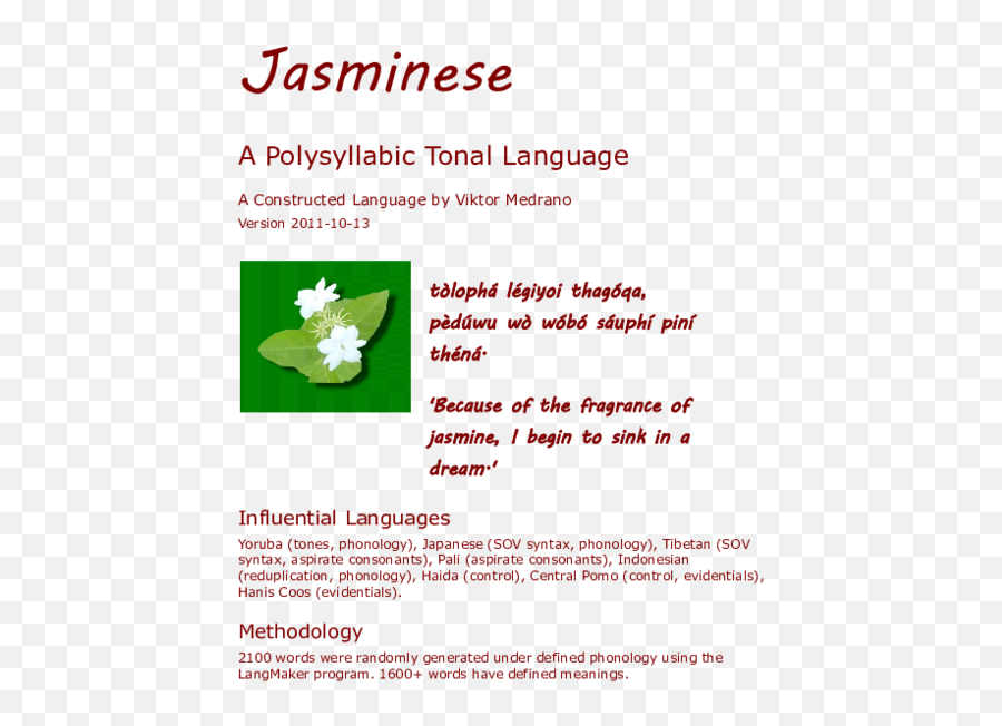 Pdf Jasminese A Polysyllabic Tonal Language Viktor Emoji,Bh Emotion Electric Cargo Bike