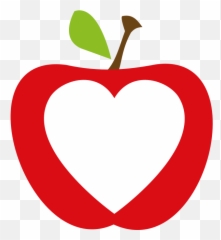 Apple With Heart Clipart Free Svg File Heart Clipart Free Emoji,Mushroom Cupcake Emoji