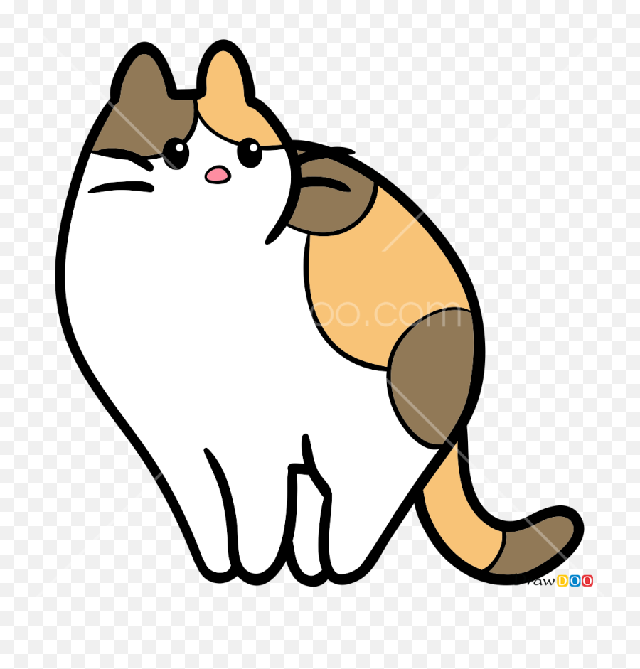 How To Draw Arch Cat Kawaii Emoji,Aw Cute Emoji