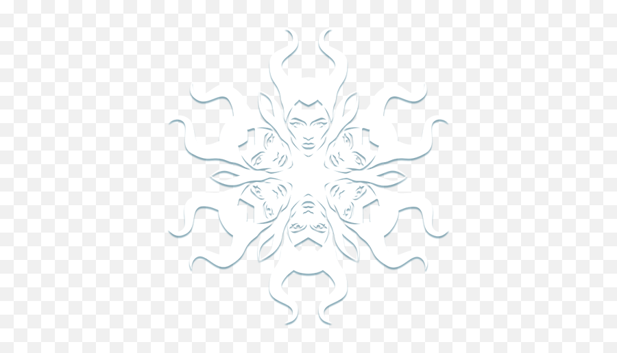 Download Maleficent Snowflake - Paper Snowflake Easy Emoji,Snowlfake Emoji