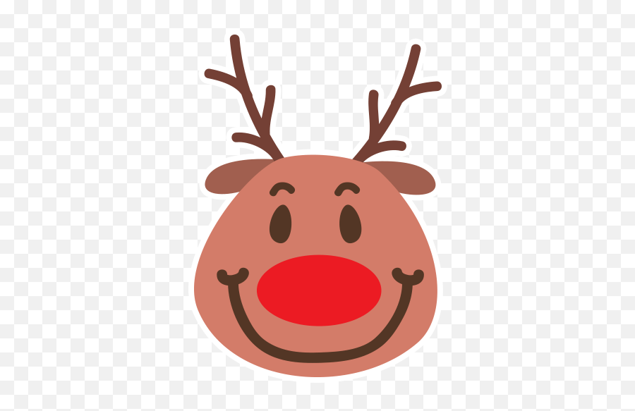 Reindeer Emoji By Marcossoft - Sticker Maker For Whatsapp,Stock Market Emojio