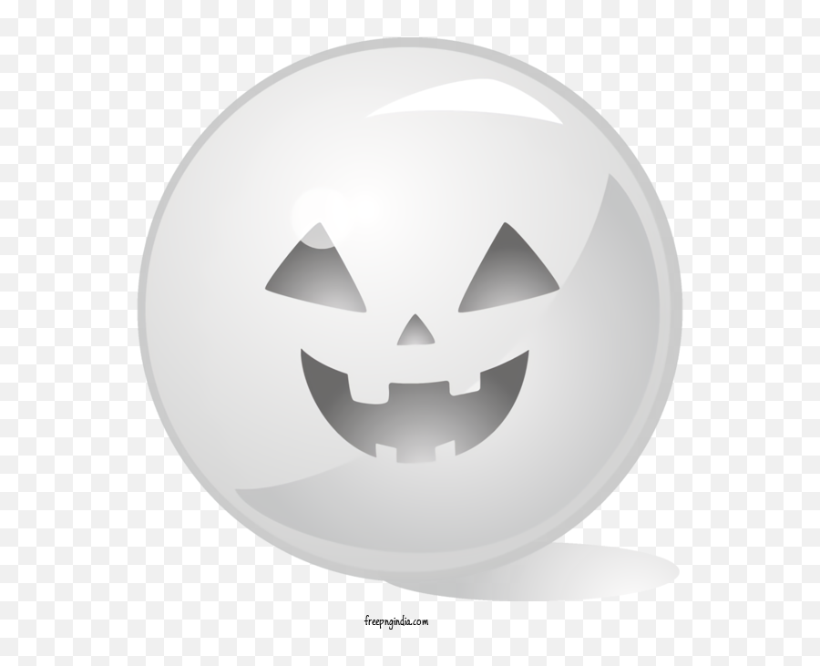 Halloween Head Smile Emoticon For Jack O Lantern - Jack O Emoji,Smirk Emoticon