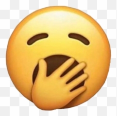 Largest Collection Of Free - Toedit Yawn Stickers Emoji,<bg> Emoticon