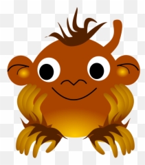Httpsfreesvgorgyellow - Ribbonvector 05 20141024t0200 Monkey Emoji,Turtle Fist Explosion Pizza Emoji