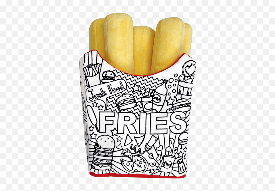 Fries Color Me Pillow - Boys Color Me Pillow Emoji,Fries Emoji