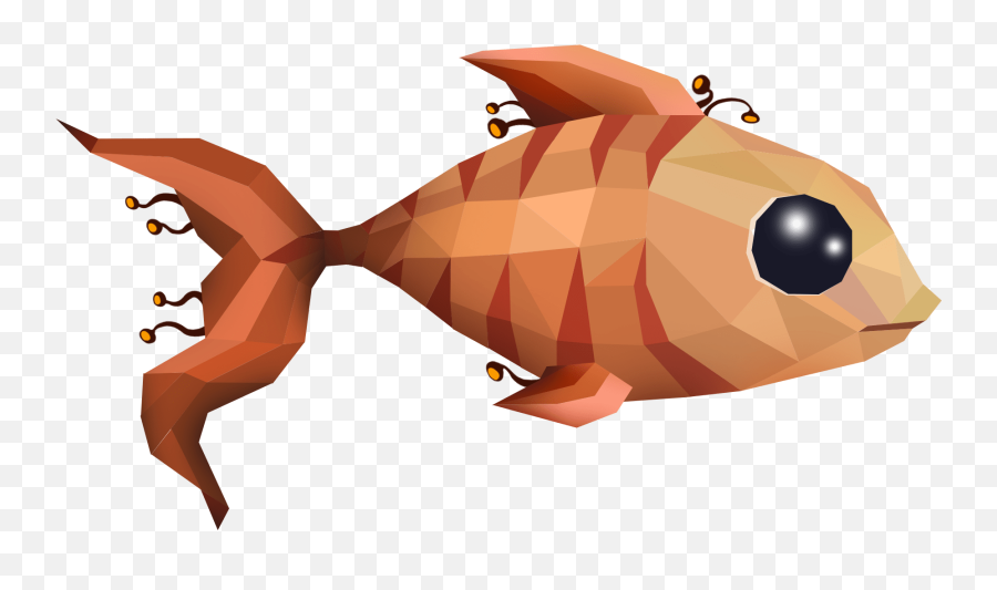 Download Golden Acid Fish - Fish 2d Png Png Image With No Fish 2d Png Emoji,Fish Emoji