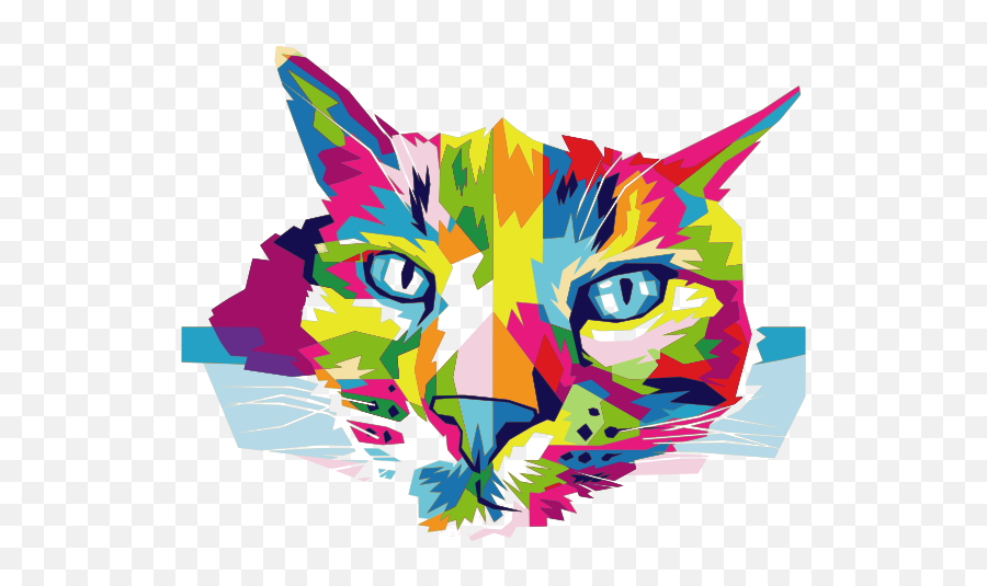 Cat Head Art Free Svg File - Svgheartcom Trippy Emoji,Cat Head Emoji