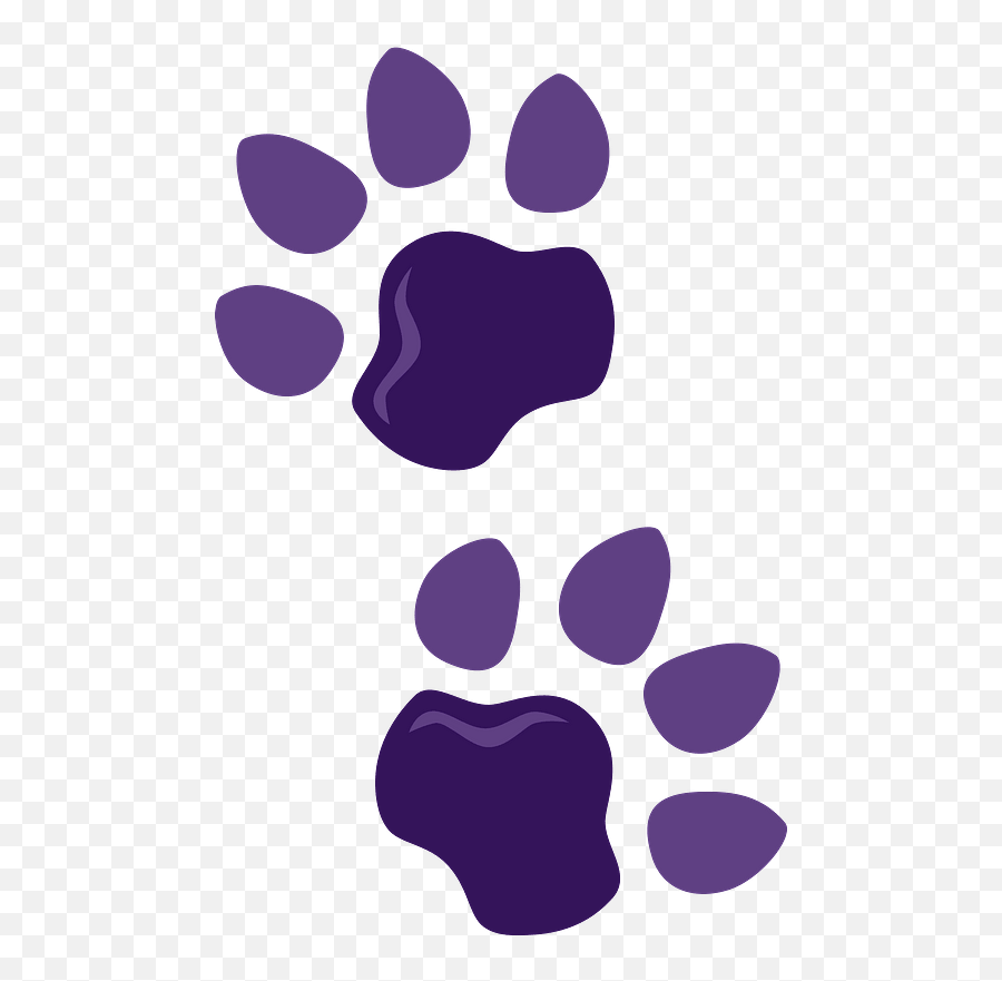 Dog Paw Prints Clipart - Dot Emoji,Dog Paw Emoji