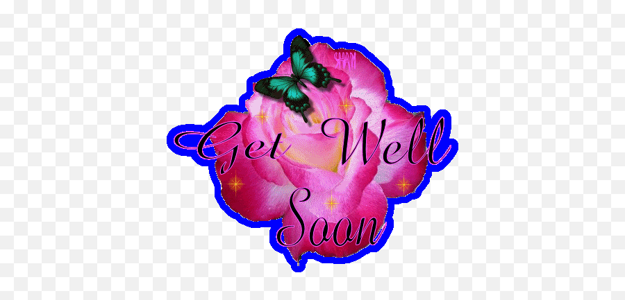 Get Well Soon Wishes Manalpasha515 - Get Well Soon Butterfly Gifs Emoji,Feel Better Soon Emoticon