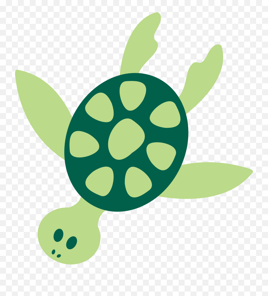 Sea Green Turtle Drawing Free Image - Transparent Background Sea Animal Clipart Emoji,Turtle Emotions
