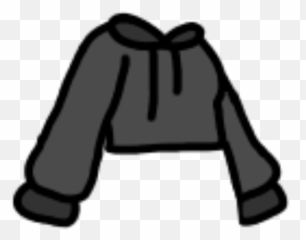 Black Hoodie Gachalife Sticker By Cyber Devil - Gacha Shirt Emoji,Black Emoji Hoodie