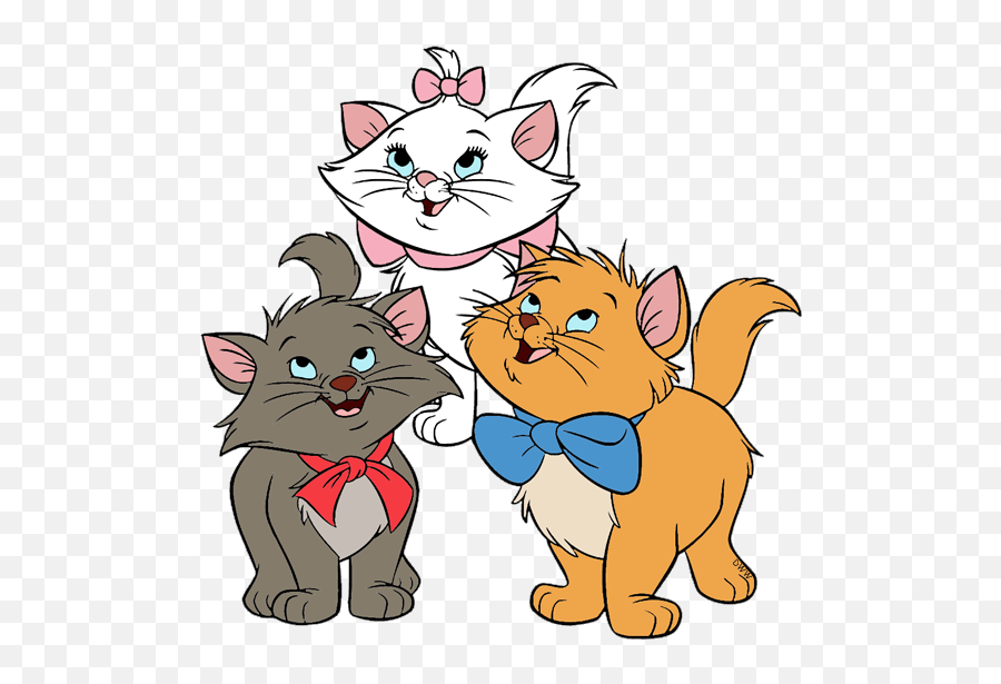 Kitten Clipart Six Kitten Six - Aristocats Kittens Emoji,Marie The Cat Emoji