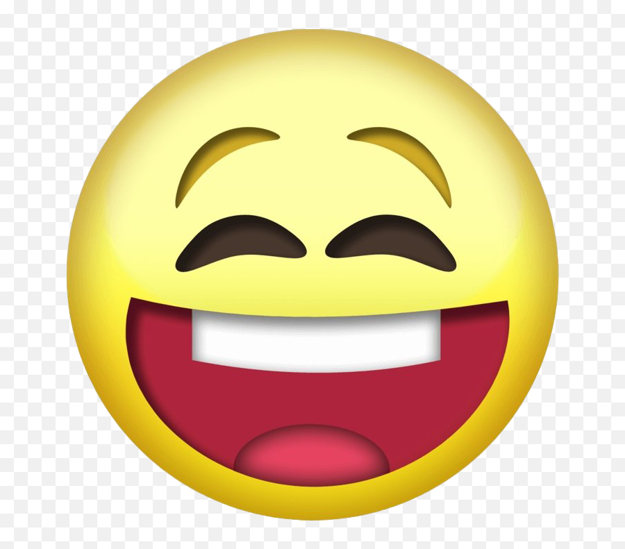 Hahahah Emoji Png Transparent Clipart - Full Size Clipart Sticker Whatsapp Sticker Emoji,Yummy Emoji