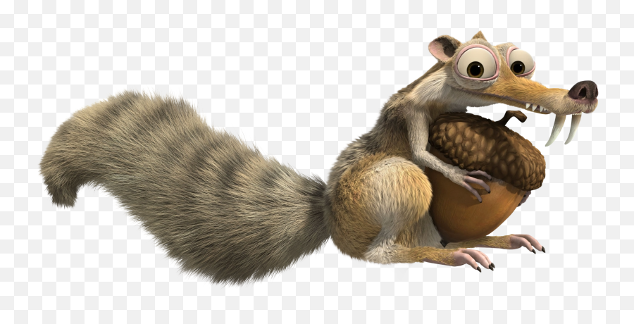 Ice Age Scrat Squirrel Transparent Png - Ice Age Scrat Png Emoji,Squirrel Emoticon