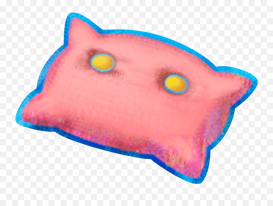 Pillow Clipart Pink Pillow Pillow Pink Pillow Transparent - Soft Emoji,Pink Emoji Pillow