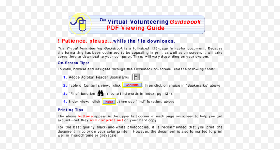 Pdf Virtual Volunteering Guidebook 1999 Version Jayne - Dot Emoji,Mike Mclane Emotion Table