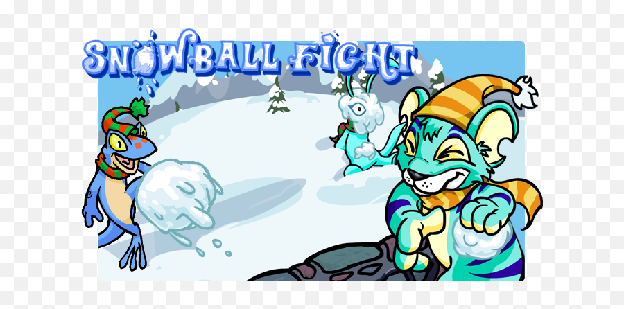 Virtual Games Pets - Neopets Snowball Fight Emoji,Heart Emoticons To Use On Neopets Pet Pages