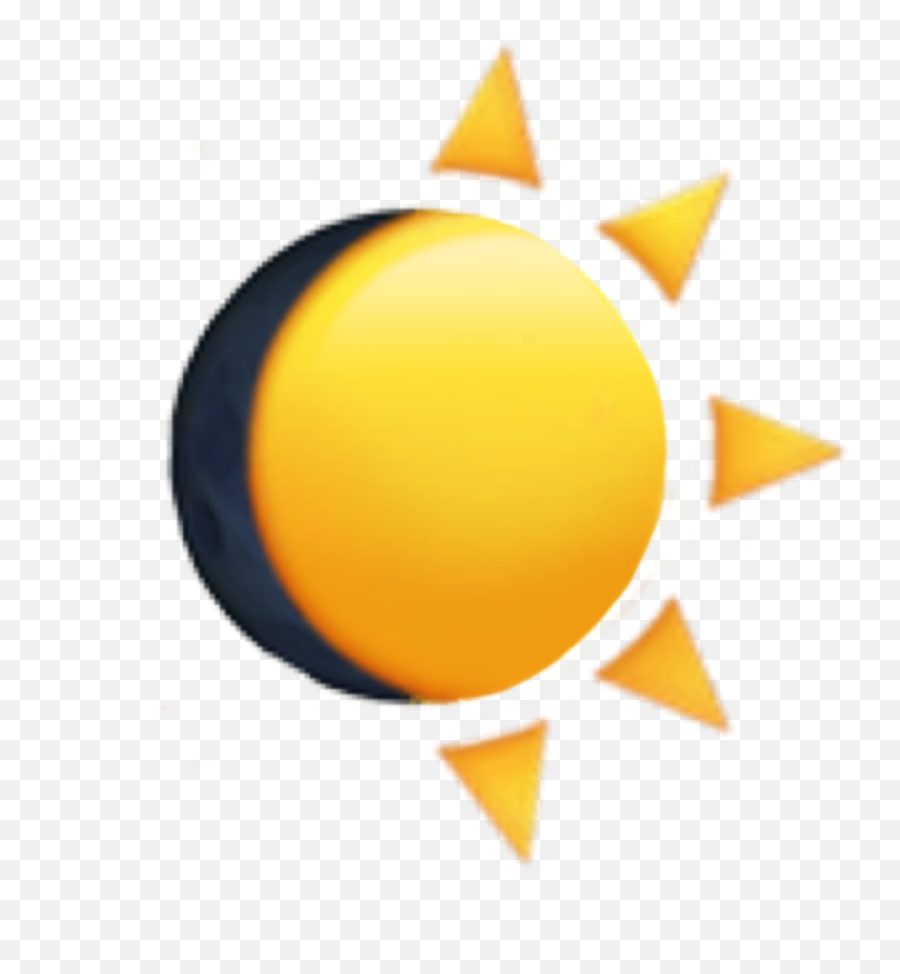 Moon Sun Moonsun Moonandsun Ay Güne - Dot Emoji,Ay Emoji Png