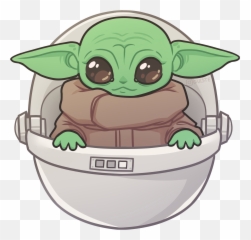 Cute Baby Yoda Png Download Image Png Arts - Baby Yoda Illustration Emoji,Cute Baby Emoji'