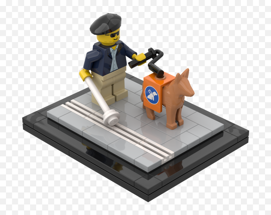 Lego Moc Guide Dog By Marcandrewyss Rebrickable - Build Lego Guide Dog Emoji,Lego Dogs Emojis