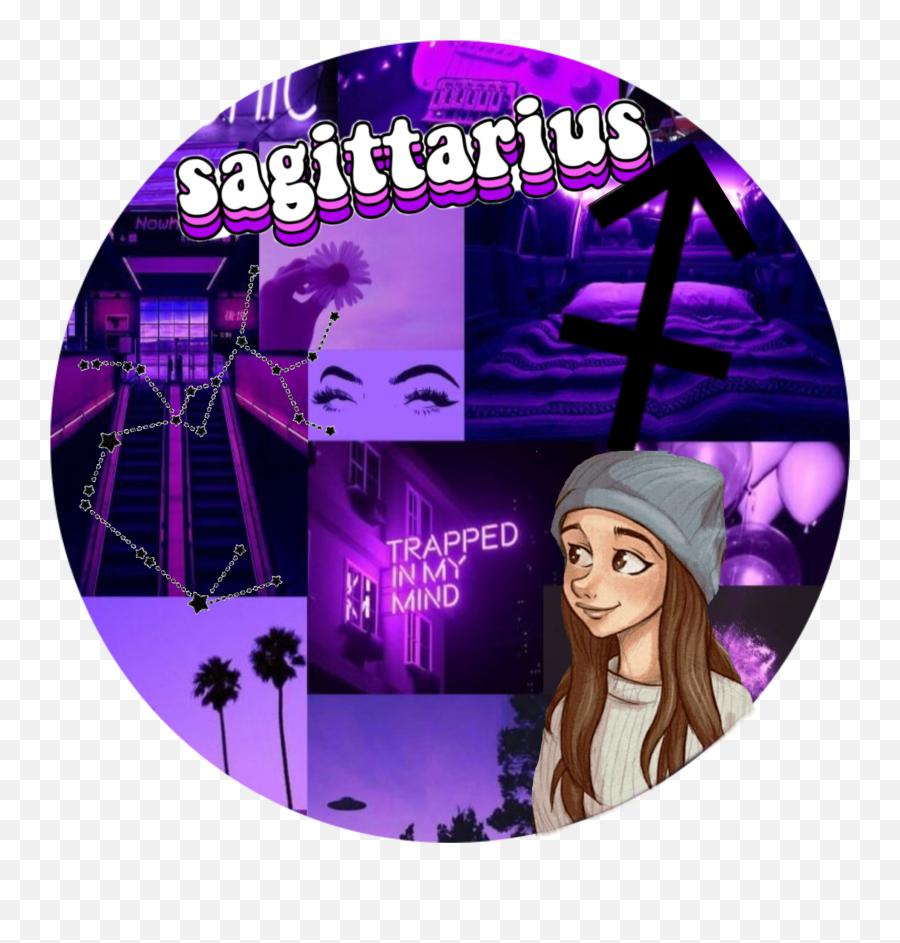 Discover Trending Sagittarius Stickers Picsart - Trapped In My Mind Aesthetic Emoji,Sagittarius Emoji