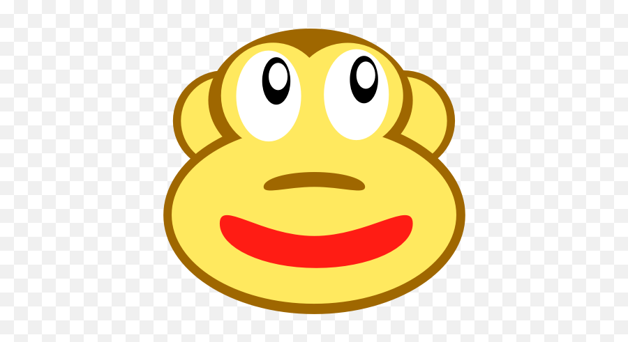 Monkey 2015090236 Free Svg - Happy Emoji,Monkey Emoticon Png