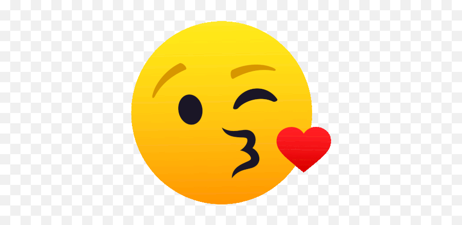 Face Blowing Akiss Joypixels Gif - Happy Emoji,Blowing A Kiss Emoji
