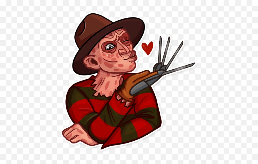 Freddy Krueger Drawing - Stickers De Freddy Krueger Emoji,Freddy Krueger Emoji